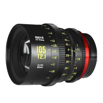 CINEMA видео объективы - Meike FF-Prime Cine 105mm T2.1 Lens (E-Mount, Feet/Meters) MK-105MM T2.1 FF-PRIME E - быстрый заказ от 