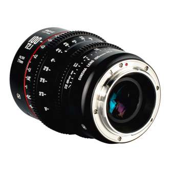 CINEMA видео объективы - Meike Prime 100mm T2.1 Cine Lens for Super 35 Frame Cinema Camera System EF Mount MK-100T2.1 S35 EF - б