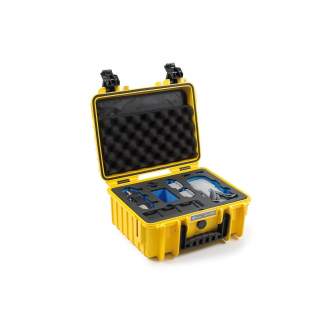 Cases - BW OUTDOOR CASES TYPE 3000 FOR DJI MAVIC AIR 2 FLY MORE COMBO, UP TO 5 BATTERIES YELLOW 3000/Y/MAVICA2 - quick order from manufacturer