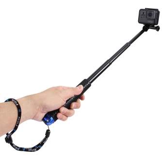 Селфи палки - Selfie Stick Puluz GoPro Extendable pole black PU150 - купить сегодня в магазине и с доставкой