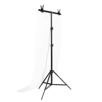 Background Set with Holder - Puluz Photo studio background support 70x200cm + Backdrops 2 pcs DCA0976 - buy today in store and with delivery