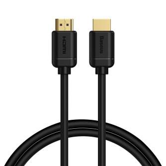 Video vadi, kabeļi - Baseus High definition Series HDMI Cable 2m Black - ātri pasūtīt no ražotāja