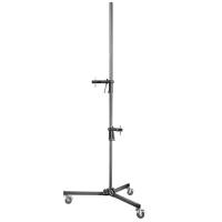 Light Stands - Walimex Wheeled Tripod with 2 Clamp Holders - buy today in store and with delivery