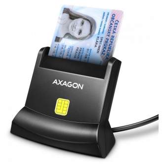 Cables - Axagon smart card reader CRE-SM4N - quick order from manufacturer