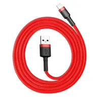 Кабели - Baseus Cafule USB Lightning cable 2.4A 1m (black + red) CALKLF-B09 - быстрый заказ от производителяКабели - Baseus Cafule USB Lightning cable 2.4A 1m (black + red) CALKLF-B09 - быстрый заказ от производителя