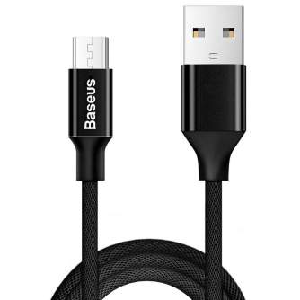 Kabeļi - Baseus Yiven Micro USB cable 150cm 2A - Black CAMYW-B01 - ātri pasūtīt no ražotāja