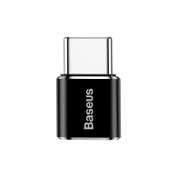 New products - Baseus Micro USB to USB Type-C adapter - black CAMOTG-01 - quick order from manufacturerNew products - Baseus Micro USB to USB Type-C adapter - black CAMOTG-01 - quick order from manufacturer