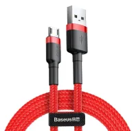 Cables - Baseus Cafule Micro USB cable 2.4A 1m (Red) CAMKLF-B09 - quick order from manufacturerCables - Baseus Cafule Micro USB cable 2.4A 1m (Red) CAMKLF-B09 - quick order from manufacturer