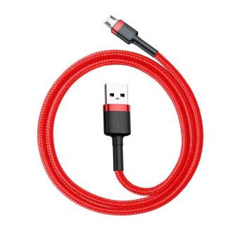 Кабели - Baseus Cafule Micro USB cable 2.4A 1m (Red) CAMKLF-B09 - быстрый заказ от производителя