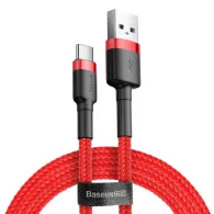 Cables - Baseus Cafule USB-C cable 3A 0.5m (Red) CATKLF-A09 - quick order from manufacturerCables - Baseus Cafule USB-C cable 3A 0.5m (Red) CATKLF-A09 - quick order from manufacturer