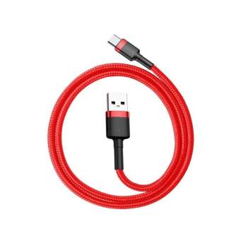 Cables - Baseus Cafule USB-C cable 3A 0.5m (Red) CATKLF-A09 - quick order from manufacturer