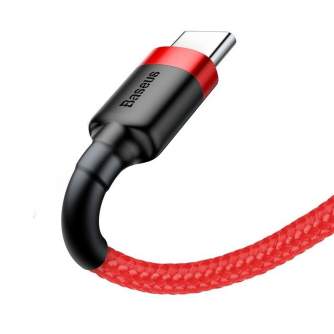 Кабели - Baseus Cafule cable USB-C 3A 1m (Red) CATKLF-B09 - быстрый заказ от производителя