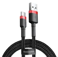 Data Cables - Baseus Cafule cable USB-C 2A 2m (Red+Black) CATKLF-C91 - quick order from manufacturerData Cables - Baseus Cafule cable USB-C 2A 2m (Red+Black) CATKLF-C91 - quick order from manufacturer