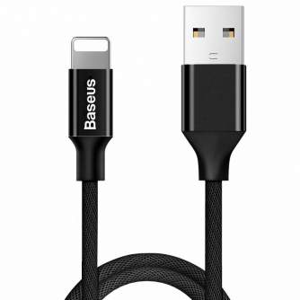 Cables - Baseus Yiven Lightning Cable 120cm 2A - Black CALYW-01 - quick order from manufacturer
