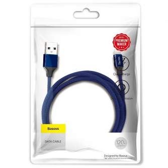 Cables - Baseus Yiven Lightning Cable 120cm 2A (Blue) CALYW-13 - quick order from manufacturer