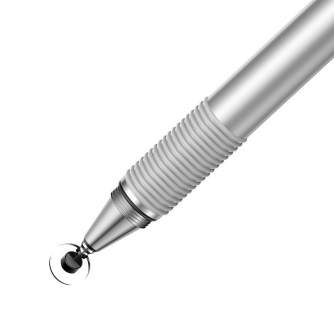 Sortimenta jaunumi - Baseus Golden Cudgel Stylus Pen - Silver ACPCL-0S - ātri pasūtīt no ražotāja