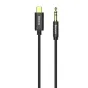 Discontinued - Baseus Yiven Audio cable USB-C to mini jack 3,5mm, 1.2m (Black) CAM01-01