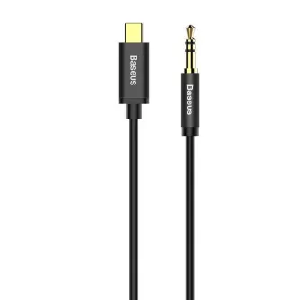Vairs neražo - Baseus Yiven Audio cable USB-C to mini jack 3,5mm, 1.2m (Black) CAM01-01