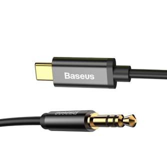 New products - Baseus Yiven Audio cable USB-C to mini jack 3,5mm, 1.2m (Black) CAM01-01 - quick order from manufacturer