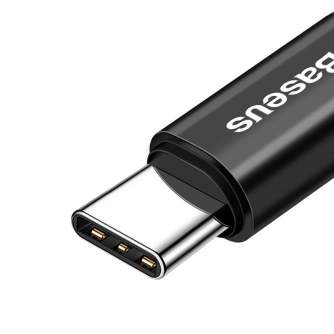 Kabeļi - Baseus Spring-loaded USB-C cable 1m 2A (Black) CATSR-01 - ātri pasūtīt no ražotāja