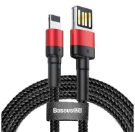 Cables - Baseus Cafule Double-sided USB Lightning Cable 2,4A 1m (Black+Red) CALKLF-G91 - quick order from manufacturerCables - Baseus Cafule Double-sided USB Lightning Cable 2,4A 1m (Black+Red) CALKLF-G91 - quick order from manufacturer