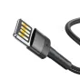 Кабели - Baseus Cafule Double-sided USB Lightning Cable 1.5A 2m (Gray+Black) CALKLF-HG1 - быстрый заказ от производителя