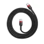Data Cables - USB-C PD Baseus Cable Cafule PD 2.0 QC 3.0 60W 1m (black and red) CATKLF-G91 - quick order from manufacturer