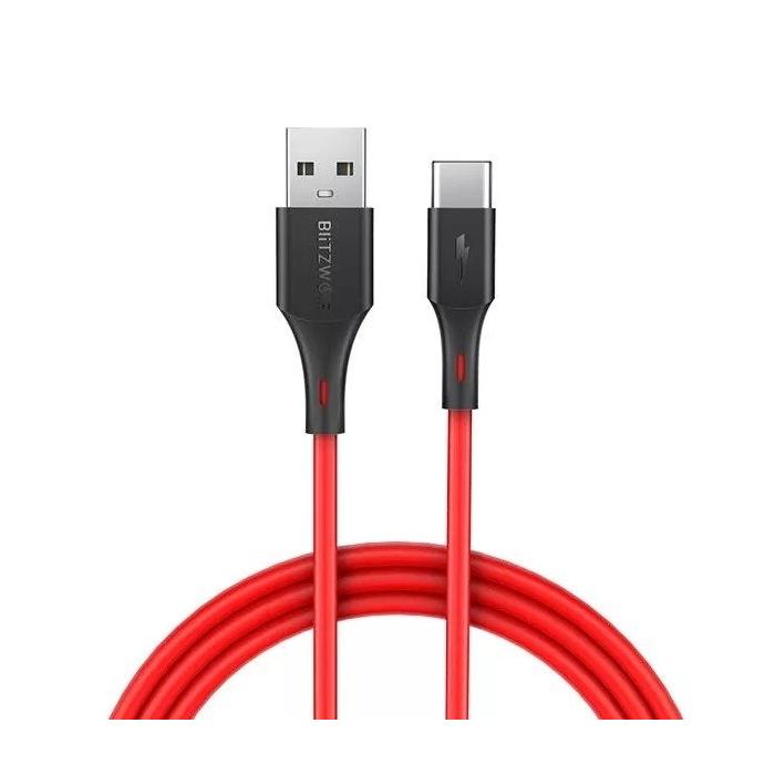 Cables - USB-C cable BlitzWolf BW-TC15 3A 1.8m (red) BW-TC15 Red - quick order from manufacturer
