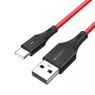Cables - USB-C cable BlitzWolf BW-TC15 3A 1.8m (red) BW-TC15 Red - quick order from manufacturer