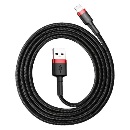 Baseus Cafule USB Lightning Cable 2,4A 0,5m (Red+Black) CALKLF-A19