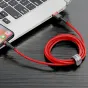 Kabeļi - Baseus Cafule Cable USB Lightning 2A 3m (Red) CALKLF-R09 - ātri pasūtīt no ražotāja