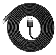 Cables - Baseus Cafule USB Lightning Cable 2A 3m (Black+Gray) CALKLF-RG1 - quick order from manufacturerCables - Baseus Cafule USB Lightning Cable 2A 3m (Black+Gray) CALKLF-RG1 - quick order from manufacturer
