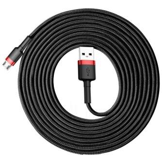 New products - Baseus Cafule Micro USB Cable 2A 3m (Black+Red) CAMKLF-H91 - quick order from manufacturer