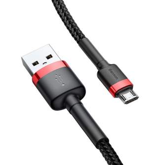 New products - Baseus Cafule Micro USB Cable 2A 3m (Black+Red) CAMKLF-H91 - quick order from manufacturer