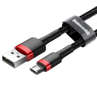 Новые товары - Baseus Cafule Micro USB Cable 2A 3m (Black+Red) CAMKLF-H91 - быстрый заказ от производителя