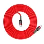 Кабели - Baseus Cafule PD2.0 60W flash charging USB For Type-C cable (20V 3A) 2m Red CATKLF-H09 - быстрый заказ от производителя