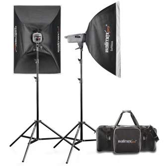 Studio flash kits - walimex pro VE Set Classic 2/2 2SB+ - quick order from manufacturer