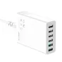 Wall charger - Charger 6x USB Blitzwolf BW-S15, QC 3.0, 60 W (white) BW-S15 EU - quick order from manufacturer