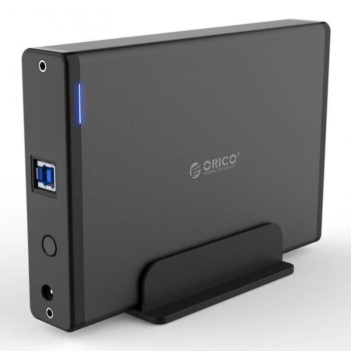 Citie diski & SSD - HDD enclosure Orico 3.5, USB 3.0, SATA (black) 7688U3-EU-BK-BP - ātri pasūtīt no ražotāja