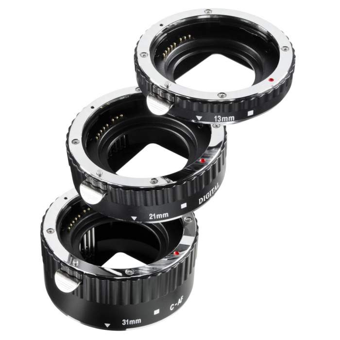 Makro fotografēšana - Walimex makro gredzenu komplekts ar AF funkciju Spacer Ring Set for Nikon 17910 - ātri pasūtīt no ražotāja