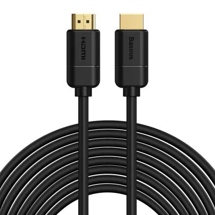 Baseus 2x HDMI 2.0 4K 30Hz Cable, 3D, HDR, 18Gbps, 8m (black) CAKGQ-E01