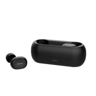 Headphones - Wireless Earphones TWS QCY T1C Bluetooth V5.0 (black) T1C-Black - quick order from manufacturer