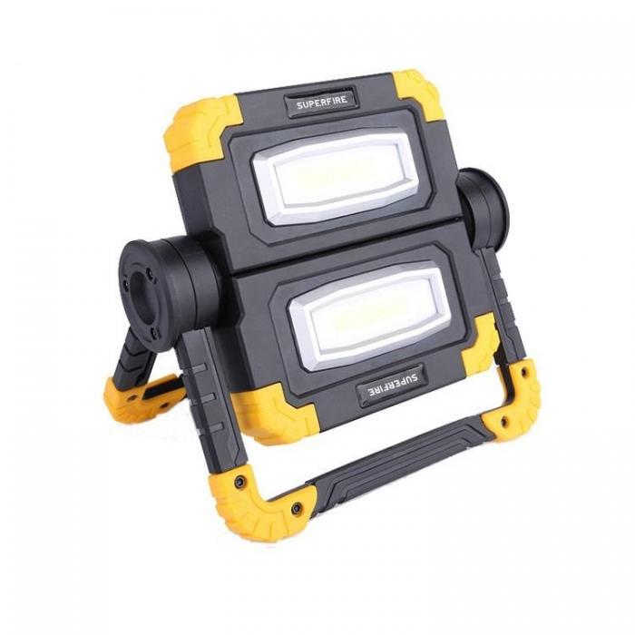 New products - Workshop Flashlight Superfire G7, 1000lm, USB G7 - quick order from manufacturer