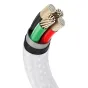 Кабели - USB cable for Lightning Baseus Cafule, 2.4A, 2m (white) CALJK-B02 - быстрый заказ от производителя