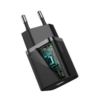 Batteries and chargers - Baseus Super Si Quick Charger 1C 20W (black) CCSUP-B01 - quick order from manufacturer