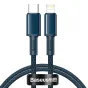 Кабели - Baseus High Density Braided Cable Type-C to Lightning, PD, 20W, 1m (blue) CATLGD-03 - быстрый заказ от производителя