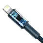 Кабели - Baseus High Density Braided Cable Type-C to Lightning, PD, 20W, 1m (blue) CATLGD-03 - быстрый заказ от производителя