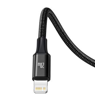 Kabeļi - Baseus Rapid Series 3-in-1 cable USB-C For M+L+T 20W 1.5m Black CAMLT-SC01 - ātri pasūtīt no ražotāja
