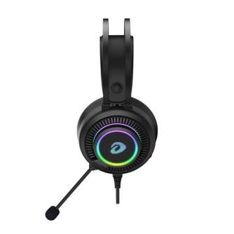 Headphones - Gaming headphones Dareu EH416s USB + Jack 3.5mm RGB (black) TH636S08501R - quick order from manufacturer