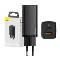 Mobilo tālruņu, planšetdatoru, GPS lādētāji - Quick Travel Charger Baseus GaN2 Lite USB+C 65W EU (black) CCGAN2L-B01 - ātri pasūtīt no ražotājaMobilo tālruņu, planšetdatoru, GPS lādētāji - Quick Travel Charger Baseus GaN2 Lite USB+C 65W EU (black) CCGAN2L-B01 - ātri pasūtīt no ražotāja